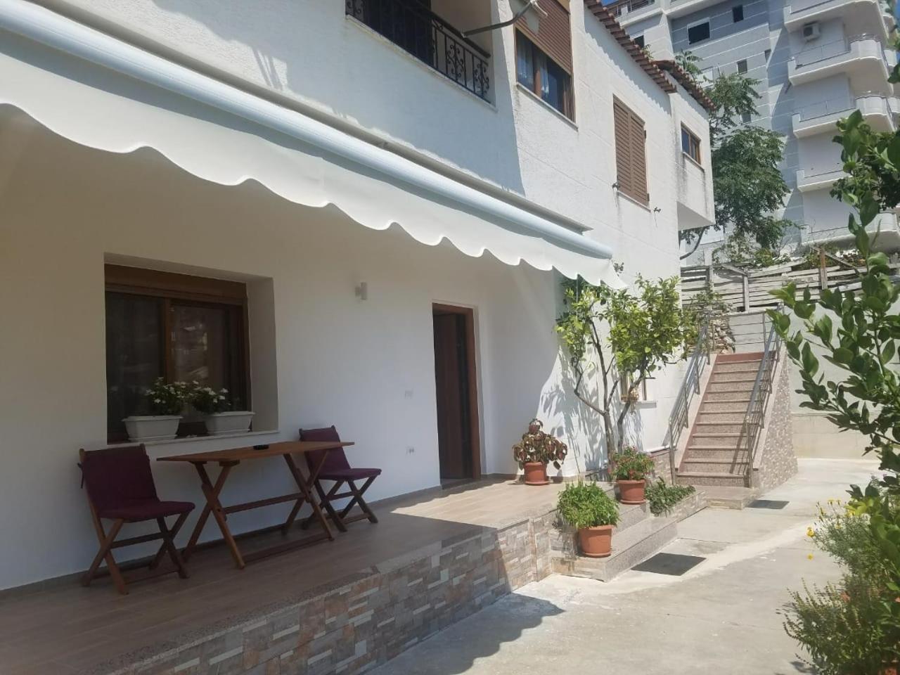 Vila Alikaj Apartment Sarande Bagian luar foto